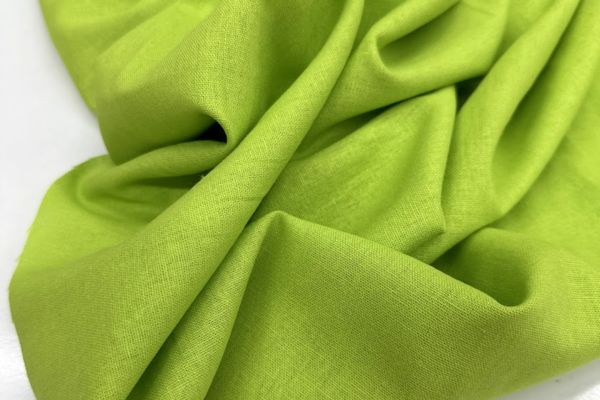 Лен с вискозой Лайм